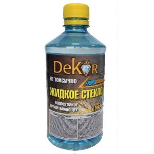 жидкое стекло "dekor" 1,3 кг (15шт)