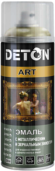 Эмаль металлик - Бронза-хром - аэр. 520 мл DETON ART