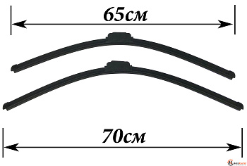 Щетки стеклоочистителя унив.одиночн. для легк.авто (2шт) 9150 28"+26" 700+650мм